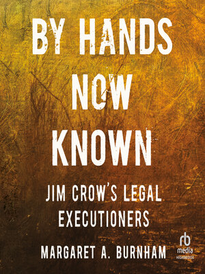 cover image of By Hands Now Known